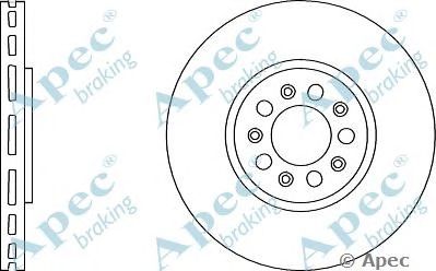 APEC BRAKING dsk957 -  Тормозной диск